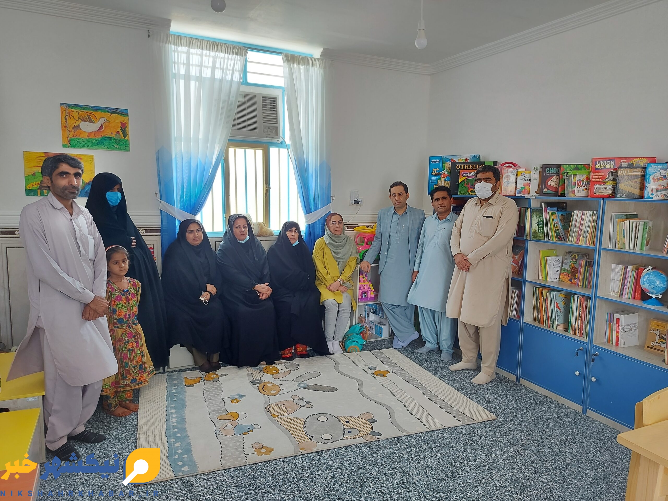 اولین کتابخانه تخصصی کودک و نوجوان شهرستان نیکشهر راه اندازی شد