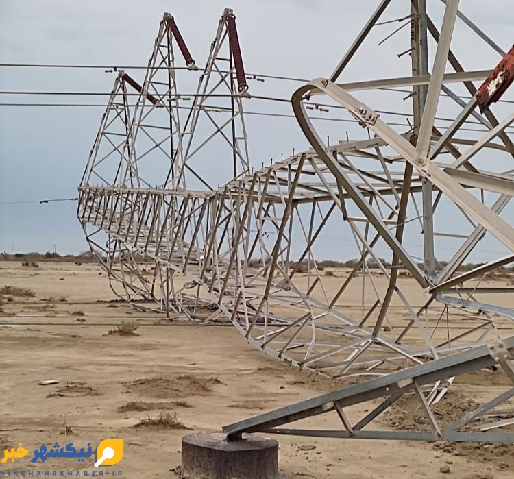 اختلال در شبکه توزیع برق شهرستان نیکشهر