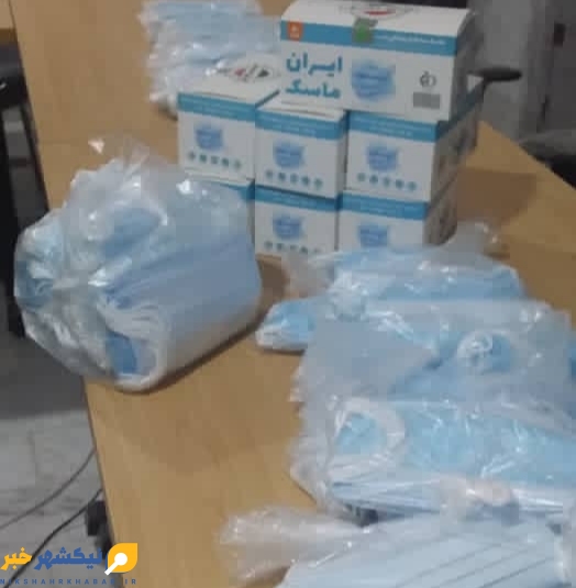 توزیع رایگان ۴ هزار ماسک در نیکشهر